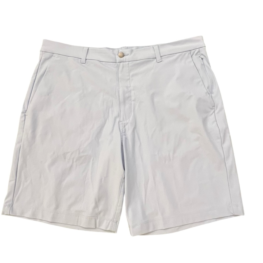 Member's Mark mens Size 40‎ Benton Performance Golf Shorts Light Blue Polyester